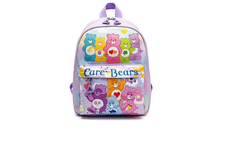 Cartoon Rainbow Bear Backpack for Kids with Multiple Compartments | Wowcher