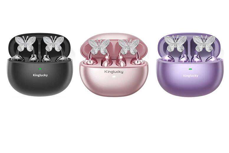 Bone Conduction Wireless Bluetooth Earphones – Noise Cancelling, Touch Controls & Cute Design – 3 Colours | Wowcher