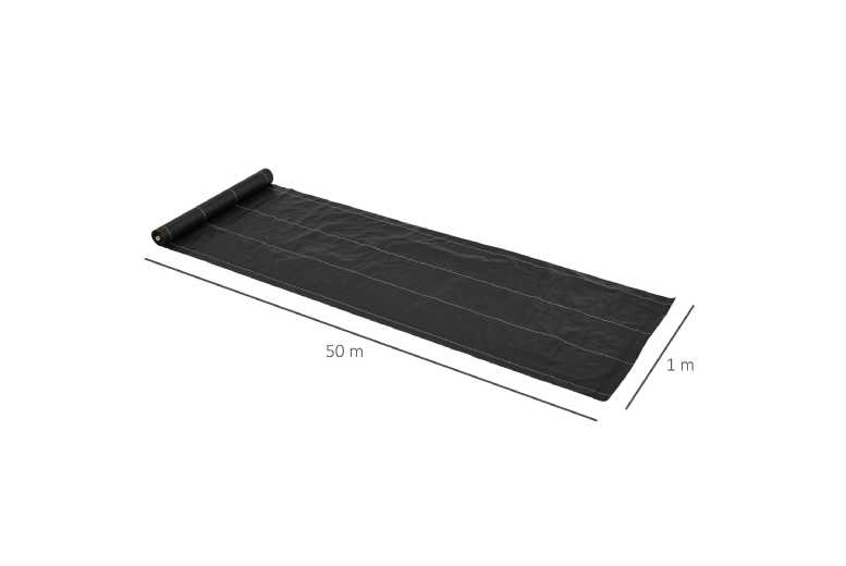 Premium Heavy-Duty Weed Barrier Landscape Fabric – 1m x 50m, High-Density Woven, Eco-Friendly | Wowcher Premium Heavy-Duty Weed Barrier Landscape Fabric – 1m x 50m, High-Density Woven, Eco-Friendly | Wowcher