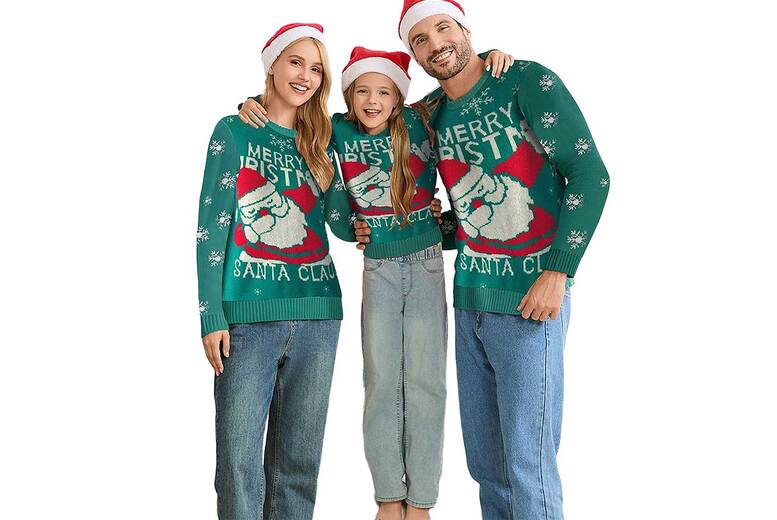 Matching Family Christmas Jumpers in 3 Playful Festive Designs | Wowcher