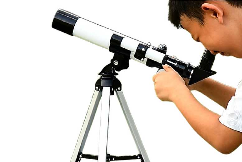 32X Magnification Kids Astronomical Telescope STEM Toy – Ages 6+, Educational, Outdoor Stargazing Kit | Wowcher