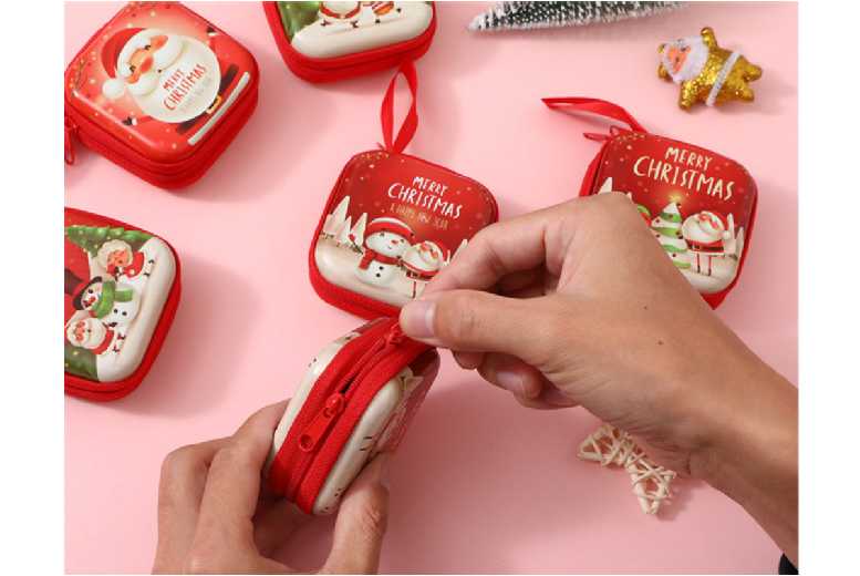6Pcs Christmas Coin Purse Gift Set for Kids – Festive Mini Zipper Bags, Stocking Fillers | Wowcher 6Pcs Christmas Coin Purse Gift Set for Kids – Festive Mini Zipper Bags, Stocking Fillers | Wowcher