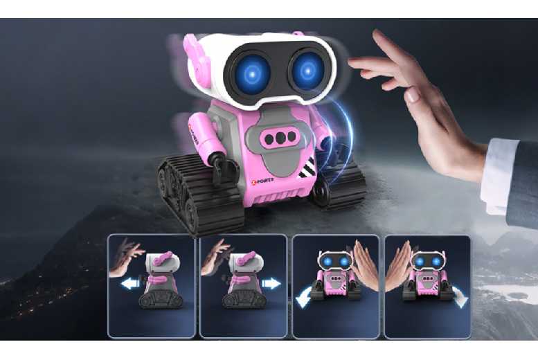Christmas Remote Control Gesture Sensing Robot Toy with LED Lights – Interactive Gift for Kids | Wowcher Christmas Remote Control Gesture Sensing Robot Toy with LED Lights – Interactive Gift for Kids | Wowcher