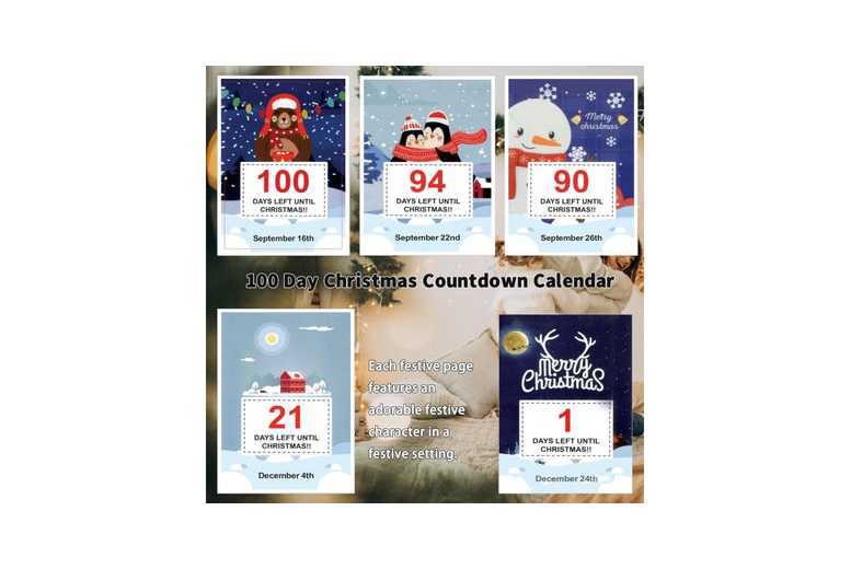100 Day Christmas Countdown Advent Calendar – Festive Family Edition | Wowcher