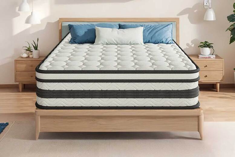 34cm Deep 2000 Memory Pocket Spring 3D Mattress – Breathable, Supportive & 3 Sizes | Wowcher 34cm Deep 2000 Memory Pocket Spring 3D Mattress – Breathable, Supportive & 3 Sizes | Wowcher