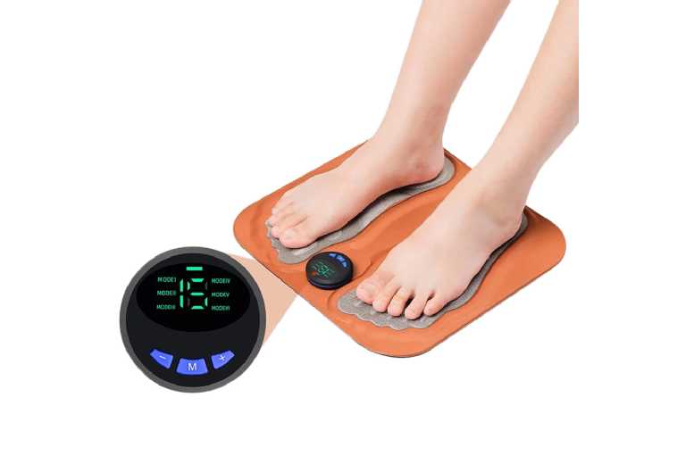 3D Electronic Foot Massager Mat with LCD Display – Rechargeable, Ergonomic, Portable | Wowcher