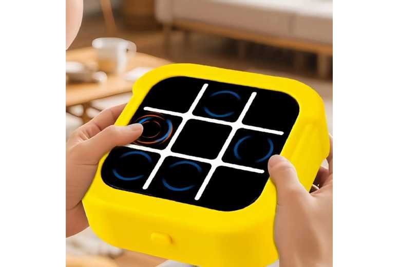 5-in-1 Electronic Tic Tac Toe Game – Educational, Portable, Battery-Operated Toy for Kids & Family (Ages 5+) | Wowcher