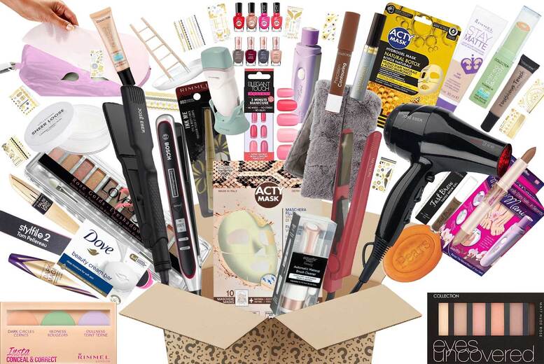 Curated Beauty Mystery Box Set with Skincare, Makeup & More Surprises | Wowcher
