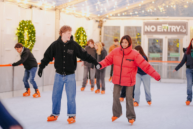 45 Min Ice Skating Session & Skate Hire – Westquay Southampton – 24th Oct to 14th Dec 2025 | Wowcher