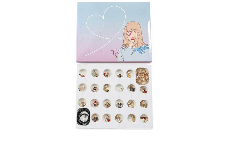 Taylor Swift Advent Calendar With Handmade Charm Bracelets | Wowcher Taylor Swift Advent Calendar With Handmade Charm Bracelets | Wowcher