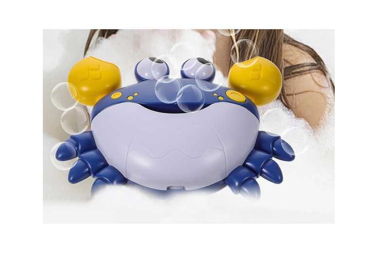 ABS Crab Bubble Machine Bath Toy with Music – Durable, Safe, and Fun for Modern Bathrooms | Wowcher