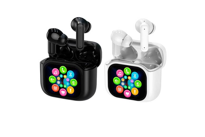 Wireless AI Translator Earbuds: Real-Time, 144 Languages, LCD Touch Display | Wowcher