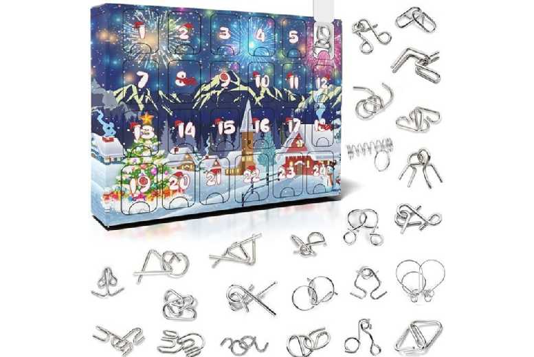 Lupin Lock Puzzle 24-Day Advent Calendar – Brain Teaser Gift for Kids & Adults | Wowcher