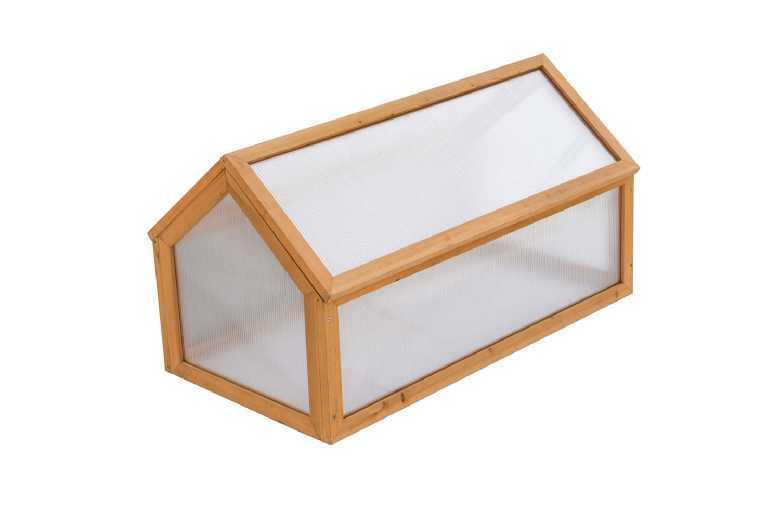 Garden Grow Wooden Cold Frame Storage Shelter - Durable Fir Wood, Weather Protection, Easy-Access Hinged Lid | Wowcher