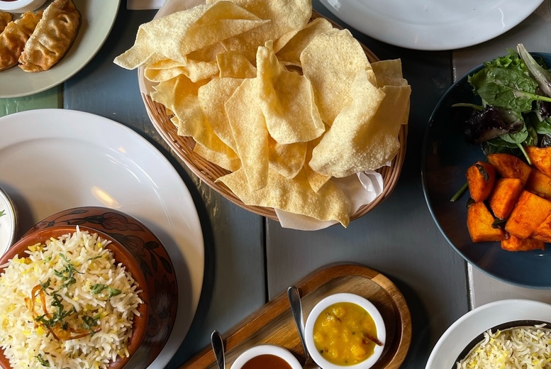 2 Signature Mattancherry Curries with Rice, Naan & Wine or Beer for Two | Wowcher