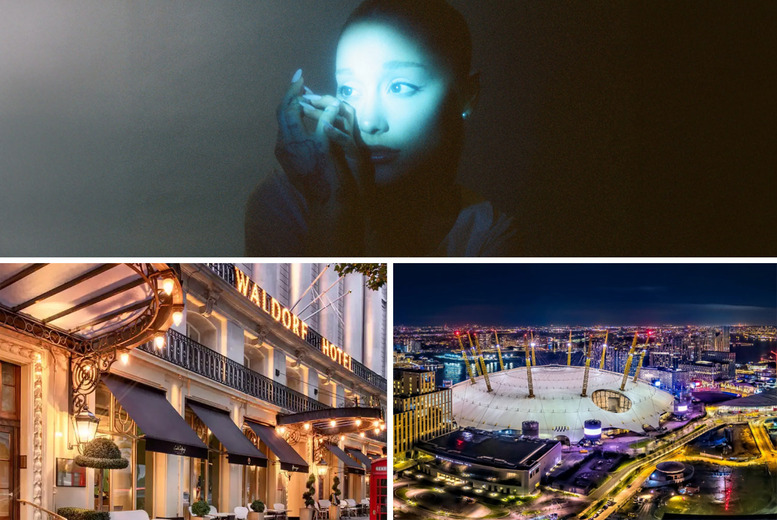 2 Ariana Grande ‘The Eternal Sunshine Tour’ Tickets at The O2 – Plus a 4* London Hotel Stay & £500 Spending Money! | Wowcher