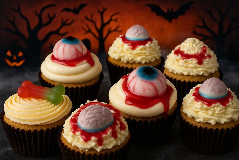 Spooky Halloween Cupcakes Gift Box – The Cupcake Florist | Wowcher Spooky Halloween Cupcakes Gift Box – The Cupcake Florist | Wowcher