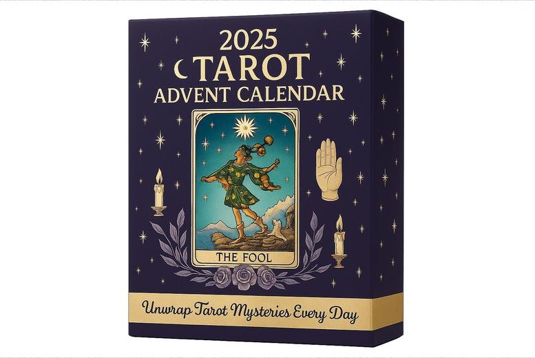 2025 Tarot-Themed Decoration Christmas Advent Calendar – 24 Mystical Figures For The Holidays | Wowcher