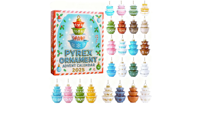 Flat Acrylic Advent Calendar  by Pyrex Patterns | Wowcher
