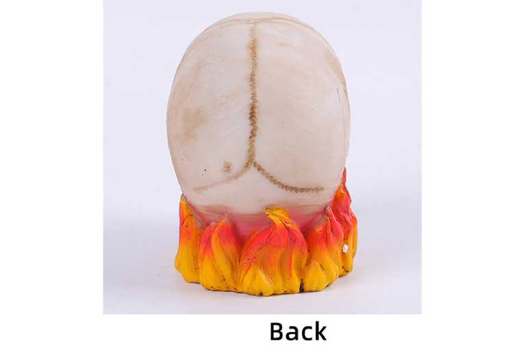 Halloween Skull Resin Ornament Set – Decorative Table Art – 4 Gothic Styles | Wowcher