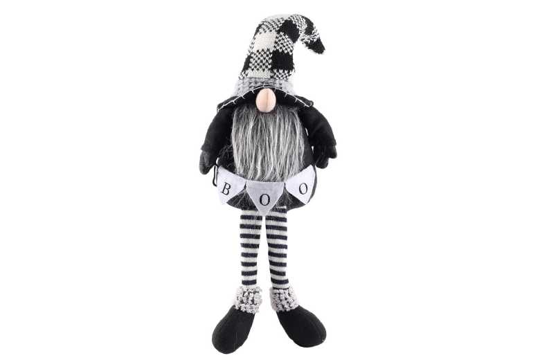 65cm Halloween Bat Faceless Old Man Decorative Doll – Non-Woven Fabric Statement Piece | Wowcher