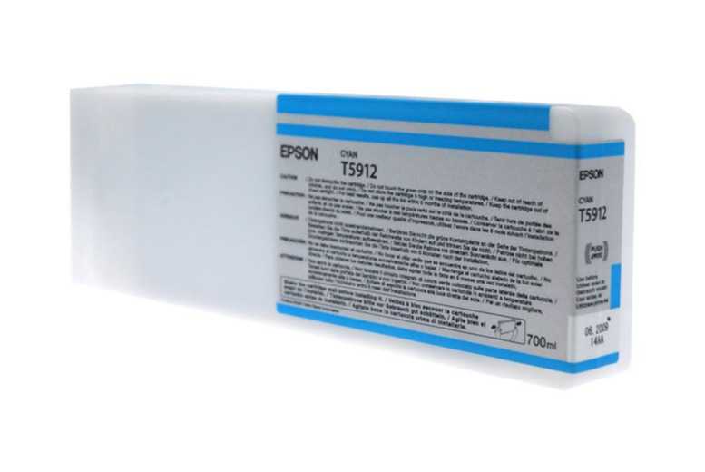 EPSON T5912 Cyan UltraChrome Inkjet Cartridge 700ml – High-Capacity Refill for Professional Printers | Wowcher EPSON T5912 Cyan UltraChrome Inkjet Cartridge 700ml – High-Capacity Refill for Professional Printers | Wowcher