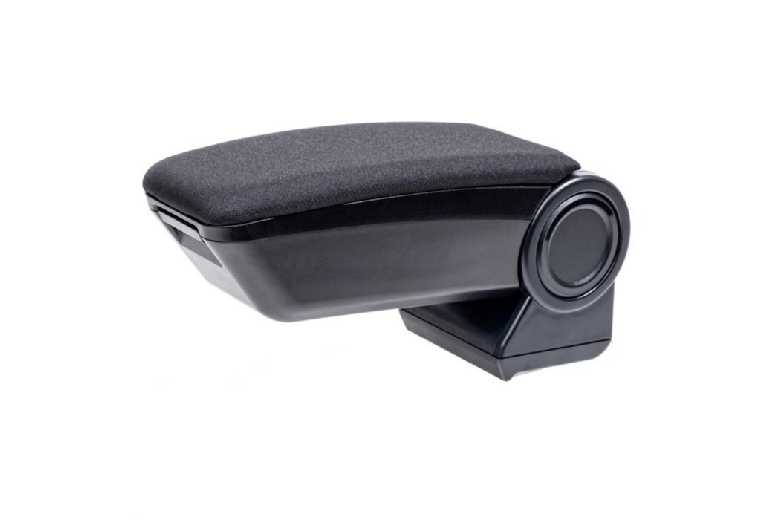 RATI ARMSTER 3 Fabric Armrest – Easy Install, Custom Fit for VW Touran 2003-2015, Sleek Black Car Interior Accessory | Wowcher