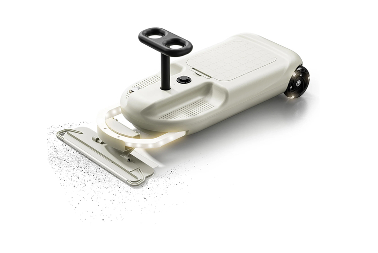 PRICE DROP! Zoom ‘n’ Clean – The Electric Cleaning Ride-On Go Kart for Kids – With Floor Mop and LED Lights | Wowcher