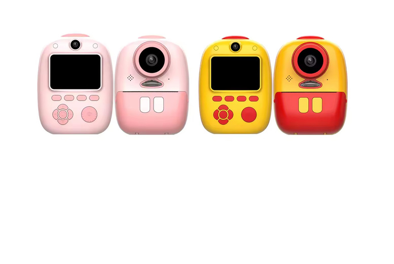 Kids HD Mini Polaroid Camera – Instant Print, 1080p Photo & Video Fun – 2 Colours | Wowcher