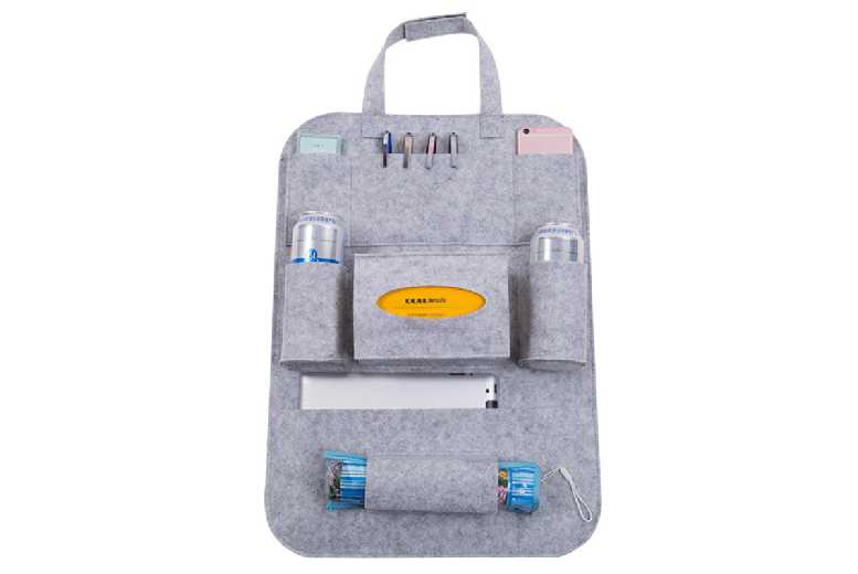 Multifunctional Car Storage Bag Organiser – Durable Fabric, Large Capacity, Multi-Compartment | Wowcher