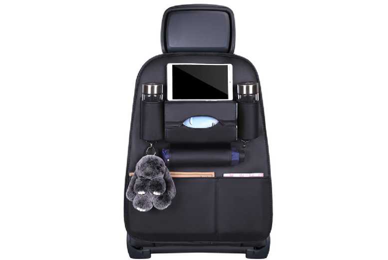 Car Seat Organiser Storage Bag – Large Capacity, Lightweight, Multi-Compartment | Wowcher