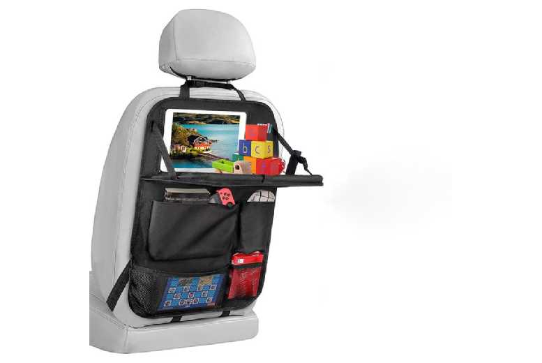 Car Seat Back Storage Bag – Anti-Kick Black Oxford Organiser – Multi-Compartment Travel & Car Storage | Wowcher Car Seat Back Storage Bag – Anti-Kick Black Oxford Organiser – Multi-Compartment Travel & Car Storage | Wowcher