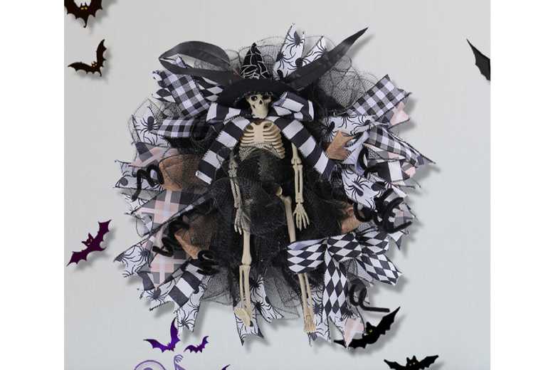 Halloween Witch Hat Skull Mesh Garland Wall Decor – Plastic, Cloth & Mesh, Spooky S3-30 Style | Wowcher Halloween Witch Hat Skull Mesh Garland Wall Decor – Plastic, Cloth & Mesh, Spooky S3-30 Style | Wowcher