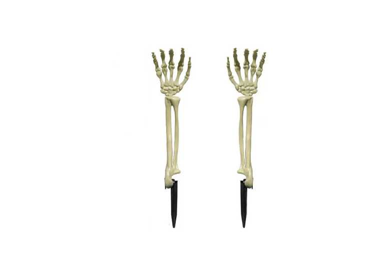 Halloween Plastic Skeleton Hand Garden Decor – Durable, Realistic, Easy Install | Wowcher