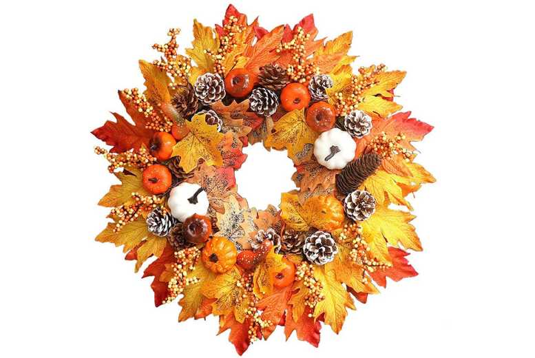 50cm Simulated Pumpkin & Berry Door Hanging Wreath – Autumn Harvest Wall Decor | Wowcher 50cm Simulated Pumpkin & Berry Door Hanging Wreath – Autumn Harvest Wall Decor | Wowcher