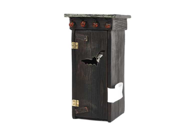 Halloween Mummy Toilet Resin Figurine – Funny Desktop Home Decor, 20cm | Wowcher