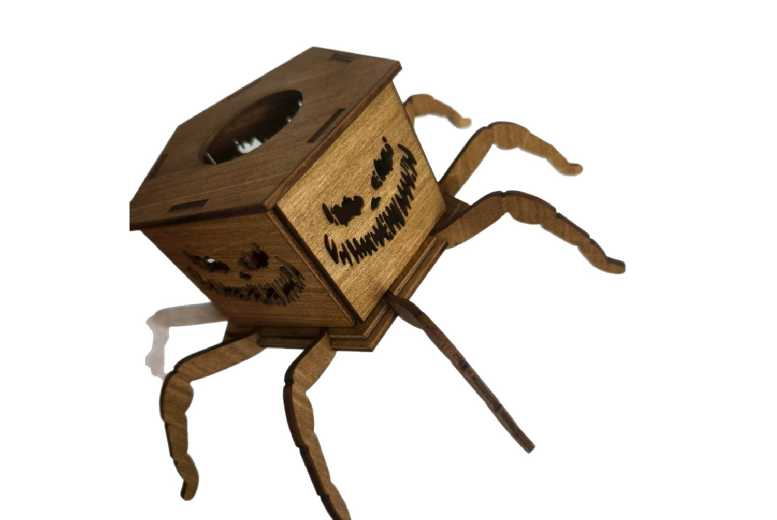 Handcrafted Wooden Ghost Spider Mini Lantern Candle Holder – Halloween Tabletop Decor | Wowcher Handcrafted Wooden Ghost Spider Mini Lantern Candle Holder – Halloween Tabletop Decor | Wowcher