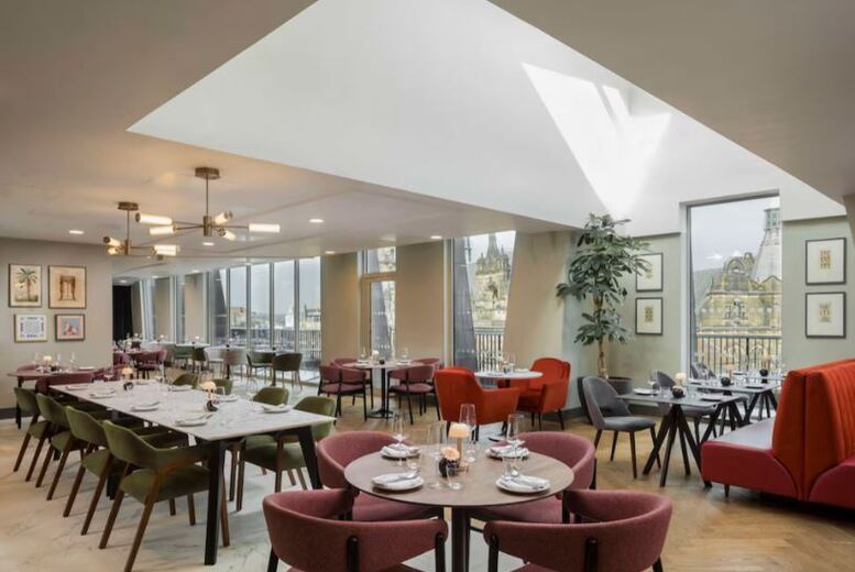 Two-Course Rooftop Dining with Prosecco for 2 – The Rooftop Radisson Blu Sheffield | Wowcher