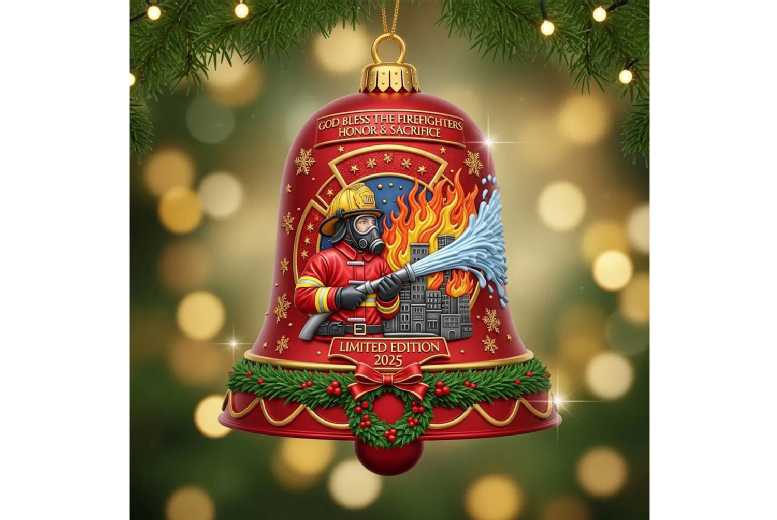 Firefighter Christmas Bell Ornament Advent Calendar – Metal Festive Decoration for Families & Collectors | Wowcher Firefighter Christmas Bell Ornament Advent Calendar – Metal Festive Decoration for Families & Collectors | Wowcher