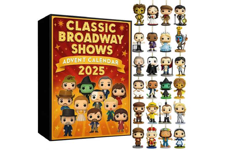 Broadway Shows 2025 Advent Calendar – 24-Day Countdown Gift for Theatre Lovers | Wowcher