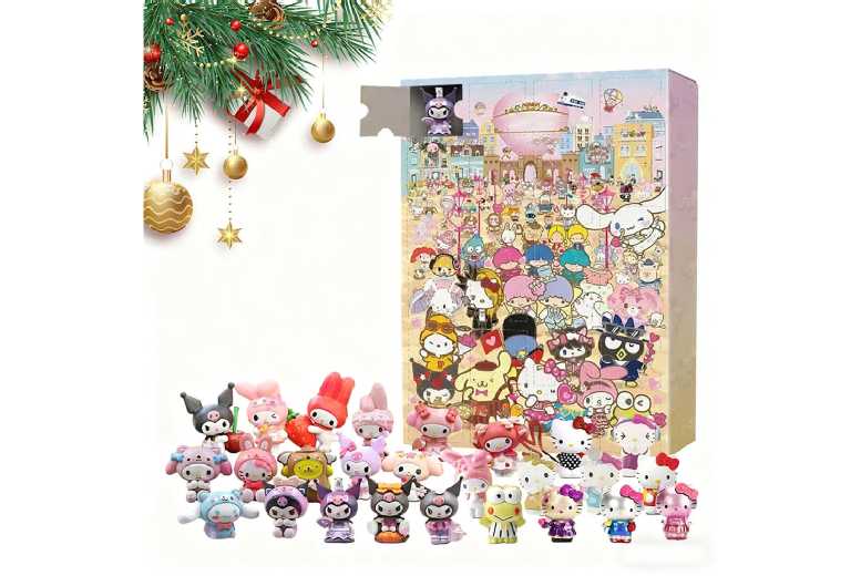 Sanrio 24-Grid Kids Toy Advent Calendar – Official Limited Edition Countdown | Wowcher