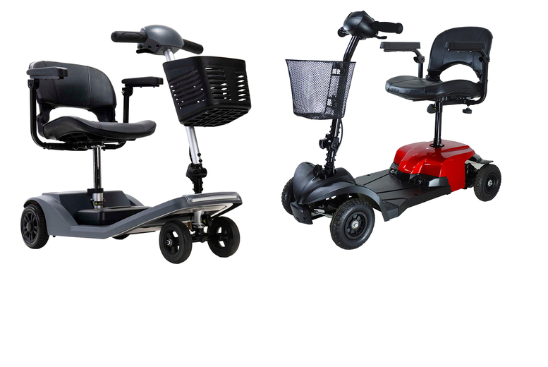 Ultra-Portable 4mph Mobility Scooter with Adjustable Comfort & Safety | Wowcher