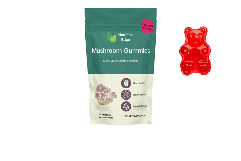 12-in-1 Mushroom Blend Gummies for Brain, Energy & Immune Support | Wowcher