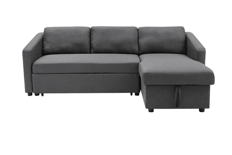 Versatile Modular Corner Sofa Bed 3 Seater with Hidden Storage | Wowcher