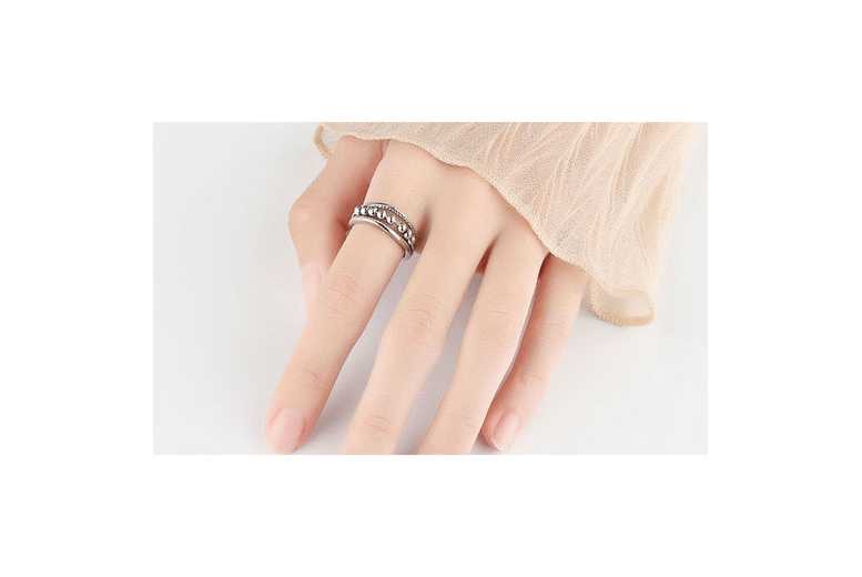 Unisex Black 6Pcs Adjustable Zinc Alloy Fidget Rings for Anxiety Relief – Rotating Stress Spinner Set | Wowcher Unisex Black 6Pcs Adjustable Zinc Alloy Fidget Rings for Anxiety Relief – Rotating Stress Spinner Set | Wowcher