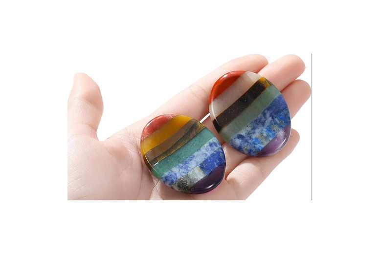 Chakra Crystal Worry Stone – Natural Gemstone Stress Relief for All Skin Types, Mindfulness Gift | Wowcher Chakra Crystal Worry Stone – Natural Gemstone Stress Relief for All Skin Types, Mindfulness Gift | Wowcher