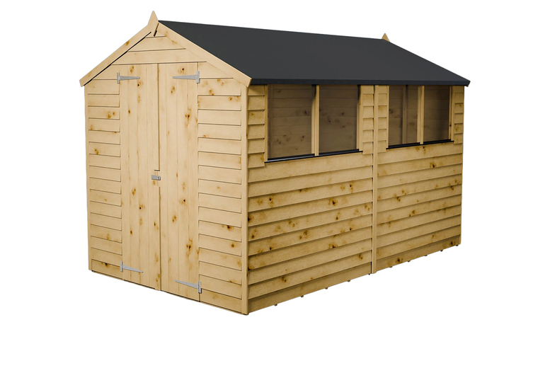 Mercia Overlap Apex Wooden Apex Shed – Flexible Sizes & Secure! | Wowcher Mercia Overlap Apex Wooden Apex Shed – Flexible Sizes & Secure! | Wowcher