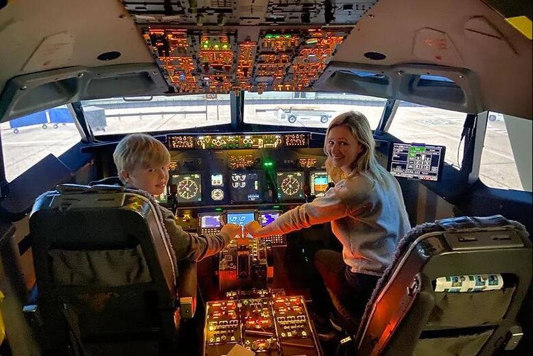 45-Min Flight Simulator Experience Delivered by Award-Winning SimAir737 | Wowcher