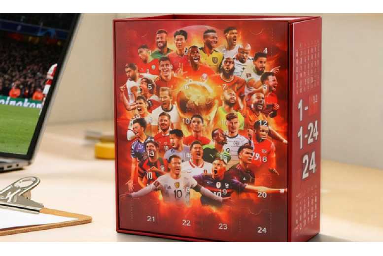 Kids Football Toy Advent Calendar – 24 Mini Figure Surprises for Christmas Countdown | Wowcher