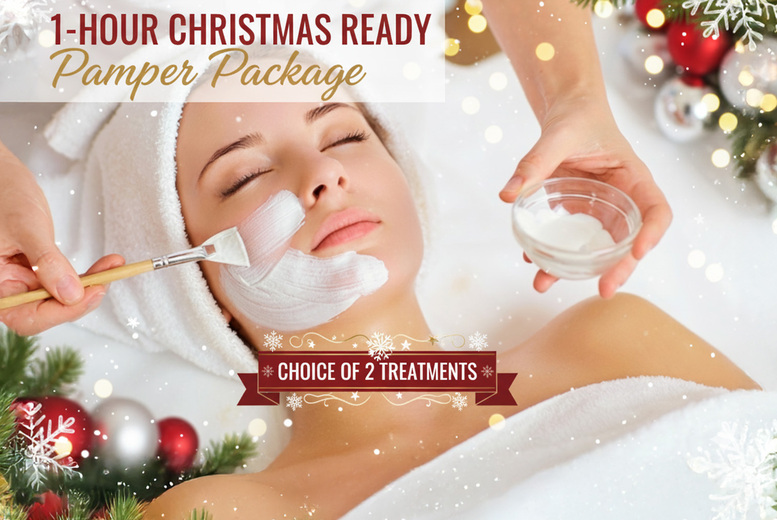 1-Hour Christmas Ready Pamper Package with a Choice of 2 Treatments at The Stable | Wowcher